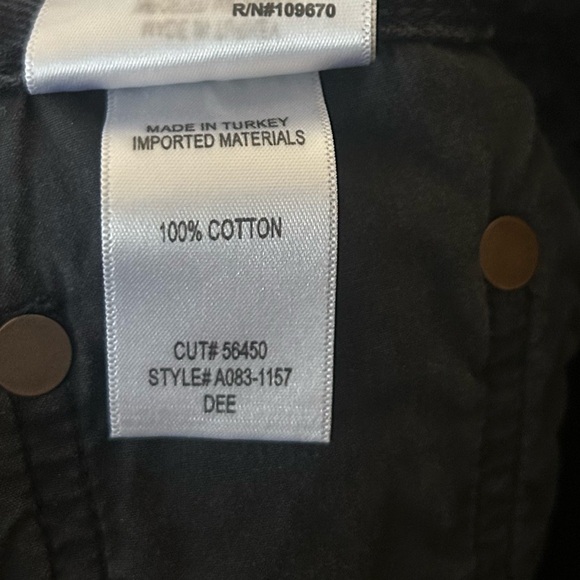 Agolde Dee Frayed Hem Jean Shorts Button Fly Divise Black Denim Size 25 (US 0) - Picture 10 of 11